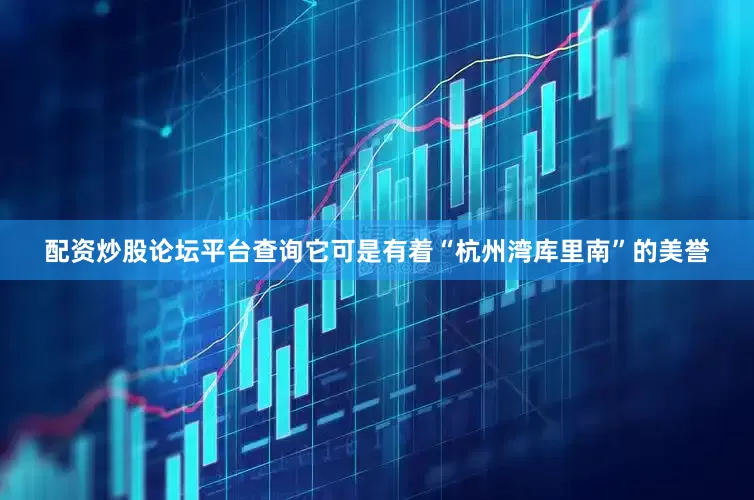 配资炒股论坛平台查询它可是有着“杭州湾库里南”的美誉